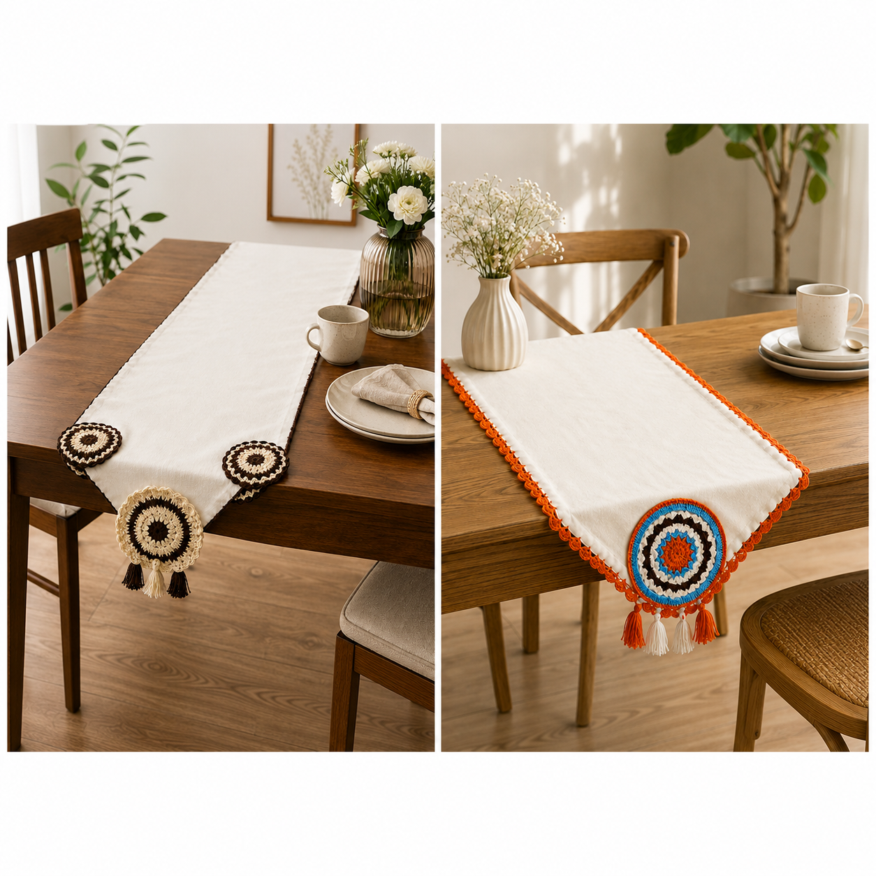 Handcrafted Crochet Accent Table Runner (Different Variant)